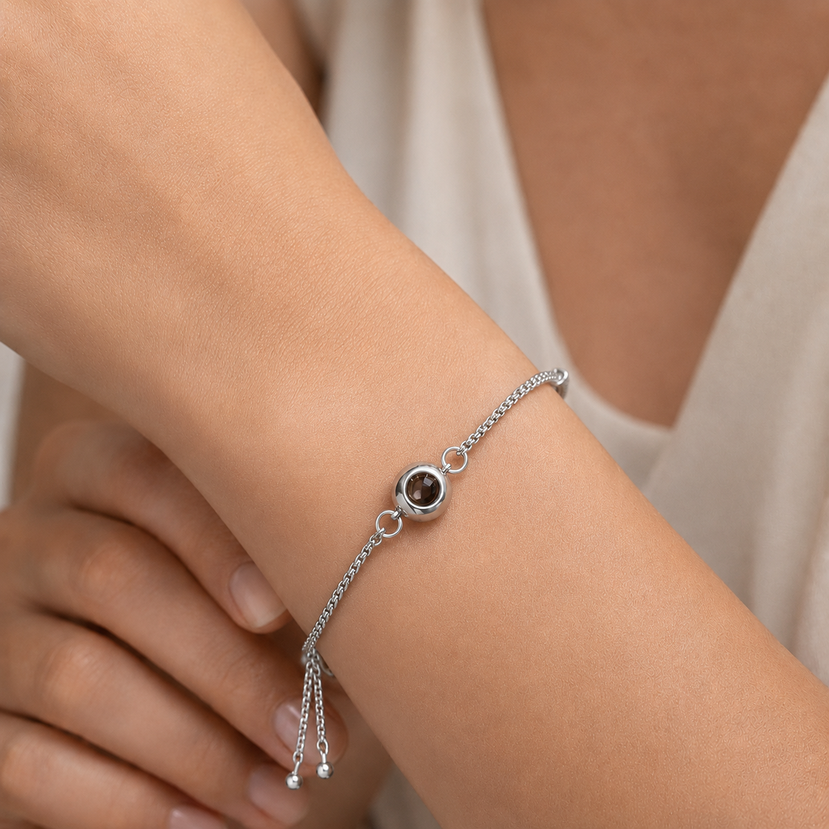 Classic Silver Memory Bracelet
