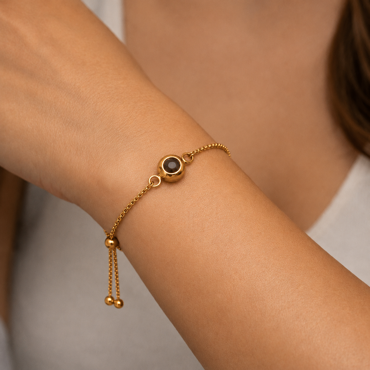 Timeless Gold  Memory Bracelet