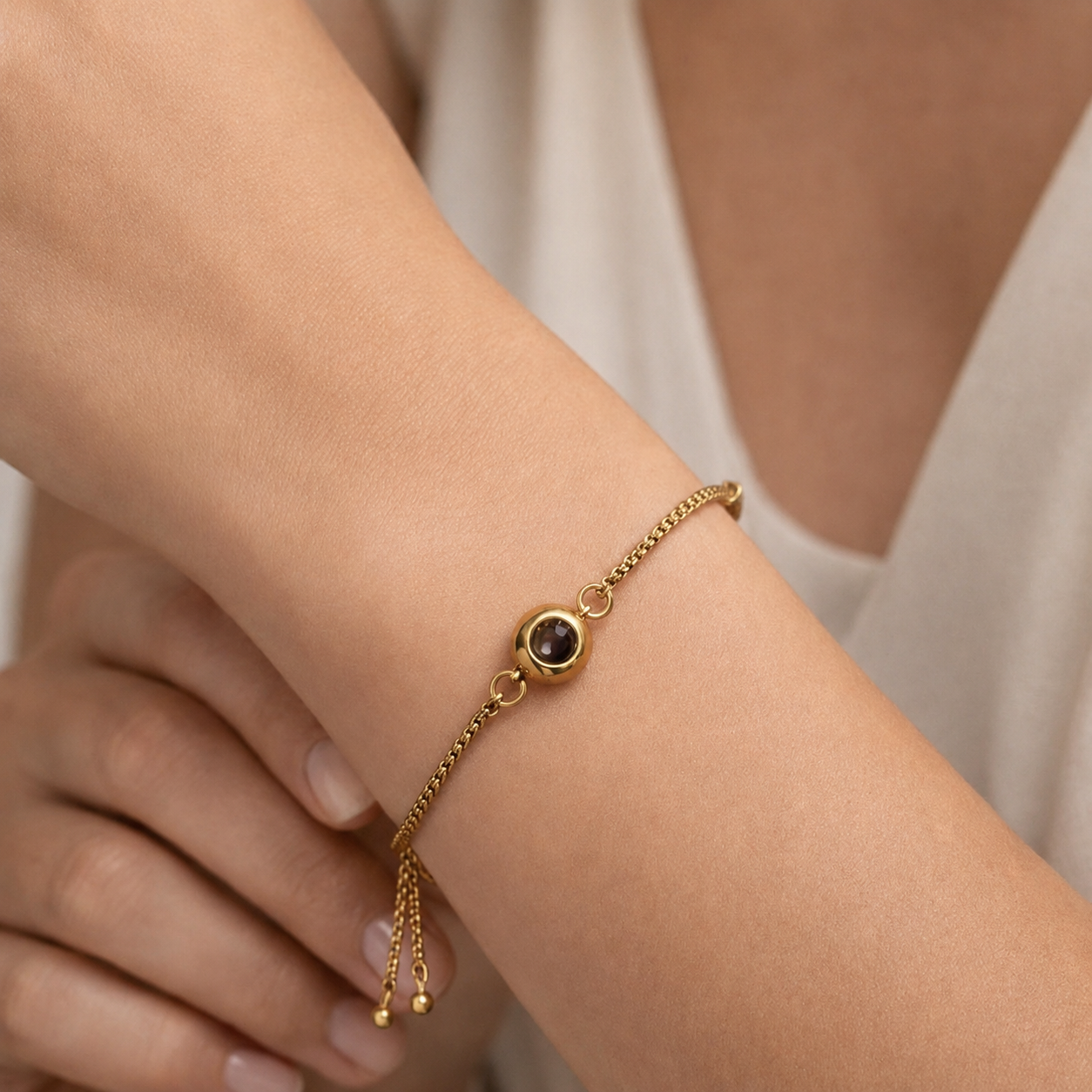 Timeless Gold  Memory Bracelet