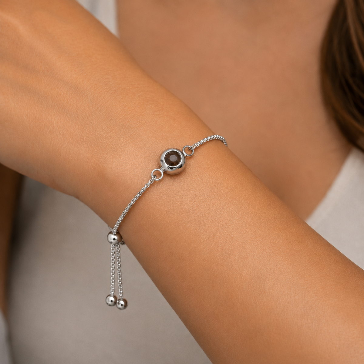 Classic Silver Memory Bracelet